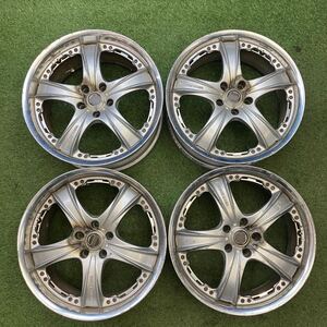 【0384】19インチ　8.5J/9.5J　RAYS VOLK RACING VR GT-AV 19×8.5J +42 / 19×9.5J +40　PCD114.3 5穴　ハブ径73　中古4本