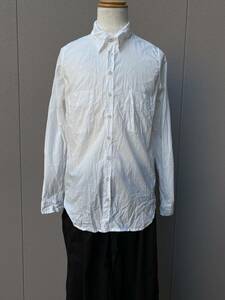 （新品タグ付） PAUL HARNDEN Mens SHIRT WHITE \107,800円 #M 　春夏　ポールハーデン