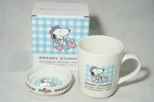 NISSAY ニッセイ UNIVERSAL STUDIOS JAPAN カップ＆ソーサー SNOOPY スヌーピー 希少