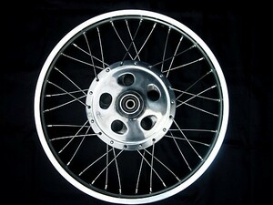 SR400 SR500　SR用21インチホイールキット フロント SR用スポークホイール21インチKIT　鉄リム ドラムハブ用