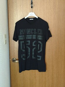 モンクレール【美品】Tシャツ サイズS ブラック ジャパンタグ
