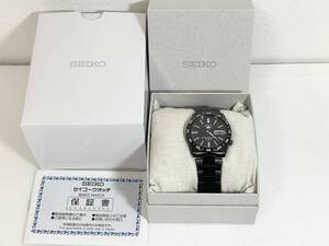 B1978o SEIKO 5 セイコー ファイブ 7S26-02T0 自動巻き 腕時計 メンズ デイデイト 黒文字盤 現状稼動品 現状品