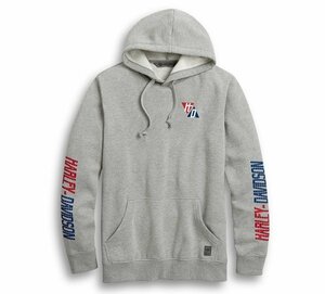 アウトレット!!　ハーレーダビッドソン　アパレルセール　96346-20VH　HOODIE-KNIT,GREY Mサイズ