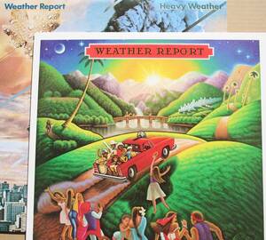 アナログレコード・２枚セット・帯無/ウェザー・リポート/WEATHER REPORT/ヘビー・ウェザー・1977/プロセッション・1983