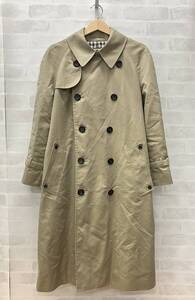 ★【aquascutum】アクアスキュータム チャタム 2263451315 トレンチコート サイズ38 ベージュ