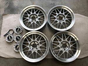 BBS 18インチアルミ RG114 8J+40 5H PCD114.3 1円〜売り切り ドリフト 旧車 当時物 VIP RS LM RG セルシオ クラウン シーマ セドリック