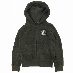 ヒステリックグラマー HYSTERIC GLAMOUR ロゴワッペン ボア パーカー フーデッド ジップアップ ブルゾン アウター パイル フリース F