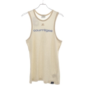 COURREGES PARIS クレージュ メッシュパネルタンクトップ アイボリー系 S ITC5GQZDKF3A