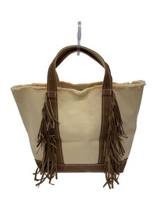 ayako◆Side Fringe Tote Bag/キャンバス/CRM