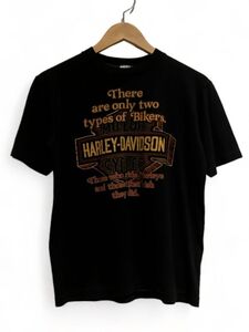 70~80s ハーレーダビッドソン Harley-Davidson インディアナポリス INDIANAPOLIS Tシャツ Mサイズ 黒 ブラック ビンテージ バイク