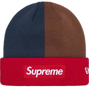 【新品未着用】Supreme New Era Box Logo Beanie Multicolor 24FW 正規品付属品完備 ニット帽子ビーニーボックスロゴboxlogonorthfacenike