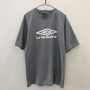 LV2114 UMBRO 半袖スポーツウェアTシャツ グレー メンズ M