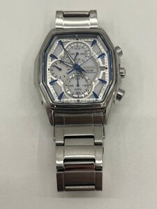 【MSE2119】1円～ SEIKO セイコー WIRED ワイアード V176-0AJ0 ソーラー クロノグラフ メンズ 白文字盤 3針 不動品 ジャンク 腕時計