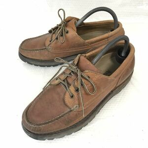 ロックポート/Rockport★ローカットブーツ/レザーシューズ【26.0-26.5/8.5M/茶/BROWN】ワーク/アウトドア/タウンユース/Shoes◆H-189