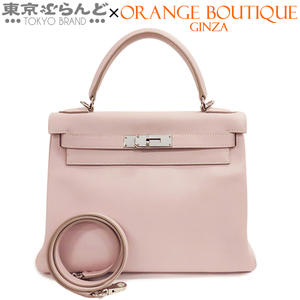 101761083 エルメス HERMES ケリー 28 内縫 □J刻印 ローズドラジェ スイフト 2WAY ハンドバッグ ショルダーバッグ レディース