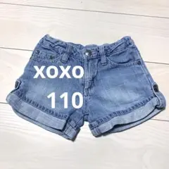 xoxo キスキス　デニム　ショートパンツ 110  ハート