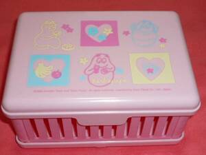 激レア！1998年 バーバパパ 折りたたみ式 ランチボックス お弁当箱 (ピンク)