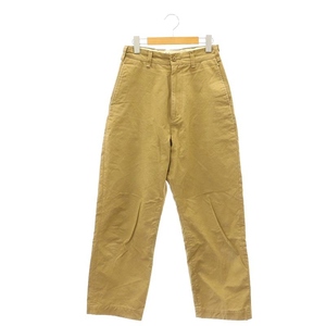 シンゾーン Shinzone ザシンゾーン HIGHT WAIST CHINO PAMTS チノパンツ ジッパーフライ 34 ベージュ /MI ■OS レディース