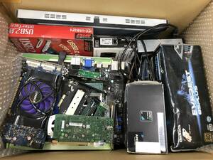 メモリ CPU 基板 パーツ 部品 PC マザーボード グラフィックボードなど 約8㎏ ジャンク まとめ売り 中古 現状品【z9-211/0/0】