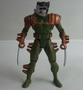 Vintage 90s KAYBEE限定 エックスメン X-MAN Xメン スパイウルヴァリン Wolverine フィギュア・人形 中古品 ビンテージ TOY-BIZ 