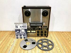 AA09315【現状品】TEAC ティアック A-7400-2T オープンリールデッキ　付属品有り 通電OK