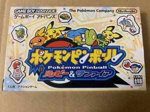 GBA ポケモンピンボール ルビー＆サファイア Pokemon Pinball ゲームボーイアドバンス Ruby Sapphire ポケモン ピンボール