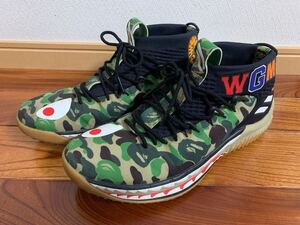 A BATHING APE x Adidas Dame 4 エイプ　WGM アディダス 26.5cm