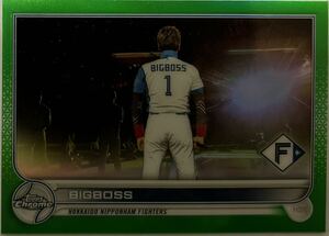 新庄剛志 BIGBOSS　99枚限定（44/99）カード　2022 topps Chrome　北海道日本ハムファイターズ　阪神タイガース