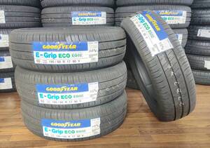 ★未使用タイヤ★ 195/60R17 GOODYEAR EFFICIENT GRIP ECO EG02【2021年】4本セット！(6S-145-B)