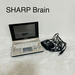 SHARPシャープ Brain 手書き 電子辞書 ゴールドTHR-98
