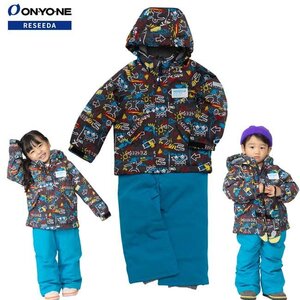 1677903-ONYONE/TODDLER SUIT キッズ スキーウェア 上下セット サイズ調整機能付き トドラ