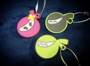 【レア】日本限定品　スコッティキャメロン　キーフォブ　Rubber Key Fob Warrior Face set -Wasabi, Ginger and Eddie-