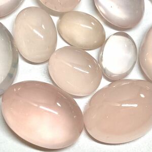 〔天然ローズクォーツ13点おまとめ201ct〕o ルース 裸石 宝石 ジュエリー rose quartz jewelry クォーツ 水晶 w4B50