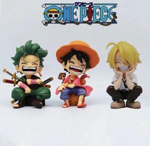 ワンピース　ONE PIECE フィギュア　ゾロ　ルフィ　サンジ　3体セット 箱無し