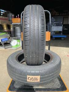 送料無料！C1086　DUNLOP　165/65R14 79S ダンロップ 中古 夏タイヤ 2本セット