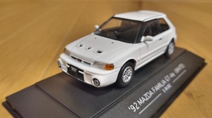 即決　SAPI　MAZDA　FAMILIA　マツダ　ファミリア　1992　GT-Ae　ホワイト　白　1/43　絶版　レア