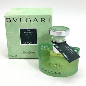 廃盤 残量約9割 BVLGARI/ブルガリ オ パフメ エクストレーム Eau Parfumee Extreme 30ml 香水 メンズ ユニセックス 箱付き 24l菊DO