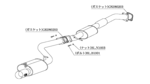 個人宅発送可能 柿本 マフラー Kakimoto.R カキモトアール TOYOTA チェイサー JZX90 2.5_ツインターボ FR 4AT/5MT (TS320)