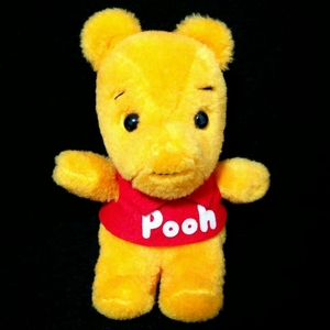 貴重◆昭和レトロ ラナモールジュニア くまの プーさん ぬいぐるみ 人形 ディズニー pooh