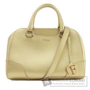 Furla フルラ ロゴ 2WAY トートバッグ PVC レディース 中古