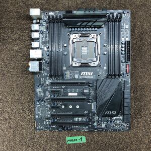 MG12-9 激安 マザーボード msi X99S SLI PLUS LGA2011-3 BIOS立ち上がり確認済み ジャンク