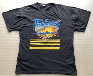 ビンテージバンドtシャツRIOTライオット