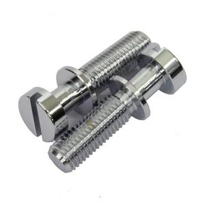 ブリッジ Replacement US Standard Tailpiece Mounting Studs (NO ANCHORS), Chrome [送料170円から 同梱可]