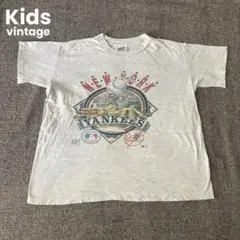 USA製　Kids vintage オフィシャル　NY ヤンキース　Tシャツ