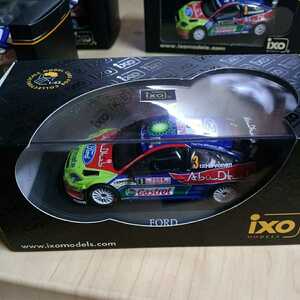 非売品　1/43 FORD FOCUS RS 07 WRC フォード フォーカス 2008 モンテカルロ ラリー　ヒルボネン