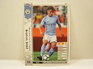 ■ WCCF 2017-2018 白 ブラヒム・ディアス　Brahim Diaz 1999 Spain　No.55 Manchester City FC England 17-18 #A08 Panini