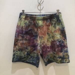 Supreme シュプリーム Overdyed Small Box Sweatshort オーバーダイドスモールボックス スウェットショーツ パンツ マルチカラー M 666853