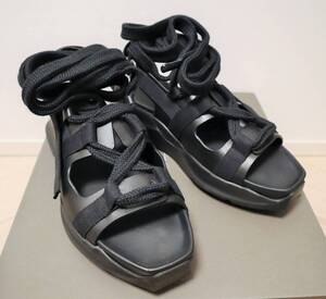 ★RICK OWENS リックオウエンス GETH SANDAL ゲスサンダル　ブラック　サイズ42★