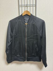 ［UNITED ARROWS GREEN LABEL RELAXING］ジャケット アウター　ブラック　36 Y2556