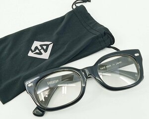 [15A-66-002] EFFECTOR エフェクター fuzz ファズ 眼鏡 メガネ 袋付き ブラック 中古